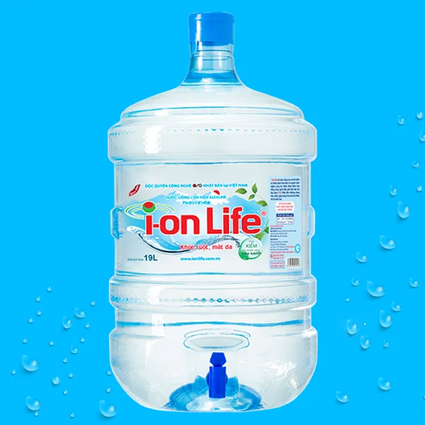 Nước Ion Life 19 lít bình vòi