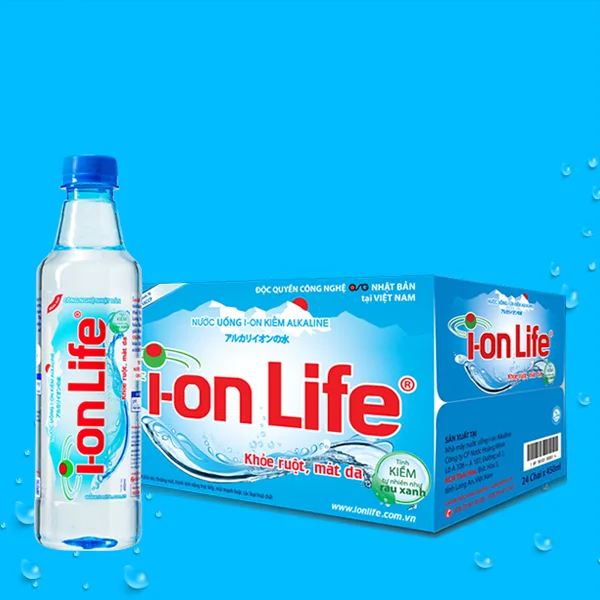 Thùng nước Ion Life 450ml